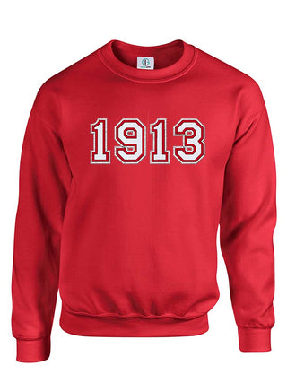 Buy fusion-white-red-trim Red Fusion Felt 1913 Sweatshirt/Hoodie