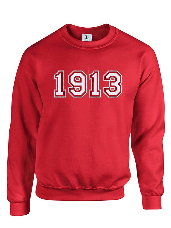Red Fusion Felt 1913 Sweatshirt/Hoodie