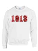 White Fusion Felt 1913 Sweatshirt