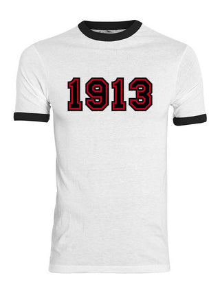 Buy white-black DST 1913 Ringer Shirt
