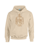 Cream Fusion Felt Delta Greek Large Shield Sweatshirt/Hoodie