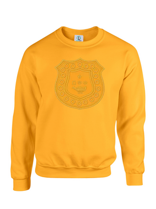 Gold Fusion Felt Omega Shield Sweatshirt/Hoodie