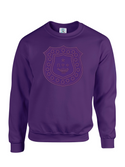 Purple Fusion Felt Omega Shield Sweatshirt/Hoodie