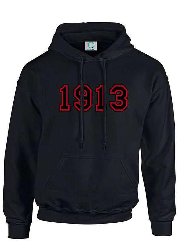 Black Fusion Felt 1913 Sweatshirt/Hoodie