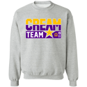 Cream Team Printed Crewneck Sweatshirt