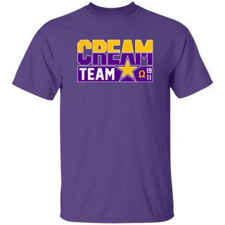 Buy purple Cream Team Printed T-Shirt