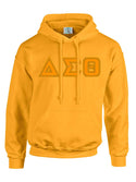 Gold Fusion Felt Delta Greek Letters Sweatshirt/Hoodie