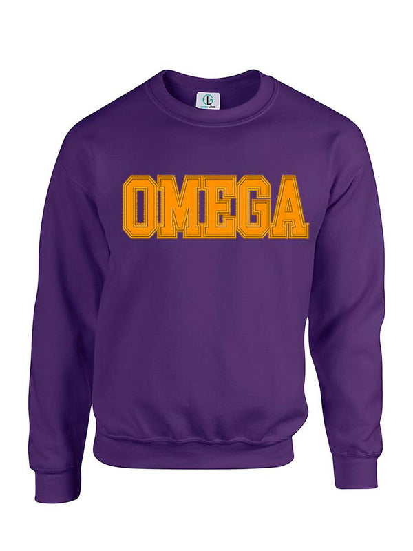 Purple Fusion Felt OMEGA Sweatshirt/Hoodie