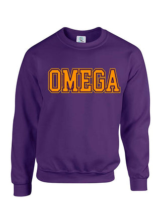 Buy fusion-gold-purple-trim Purple Fusion Felt OMEGA Sweatshirt/Hoodie