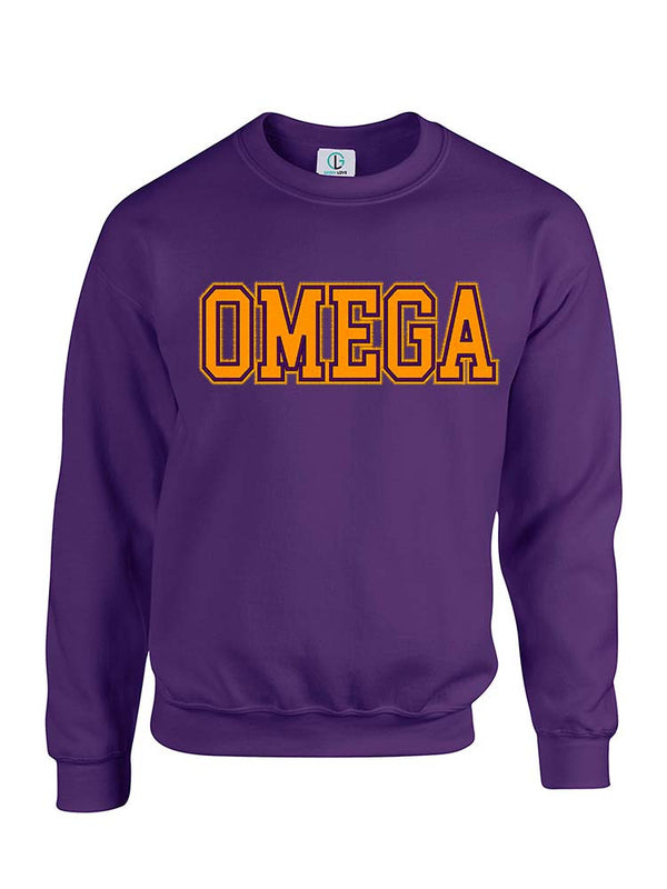 Purple Fusion Felt OMEGA Sweatshirt/Hoodie