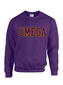 Purple Fusion Felt OMEGA Sweatshirt/Hoodie