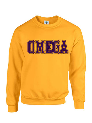 Buy fusion-purple-gold-trim Gold Fusion Felt OMEGA Sweatshirt/Hoodie