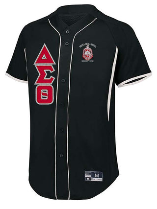 Buy black-white DST Game 7 Baseball Jersey
