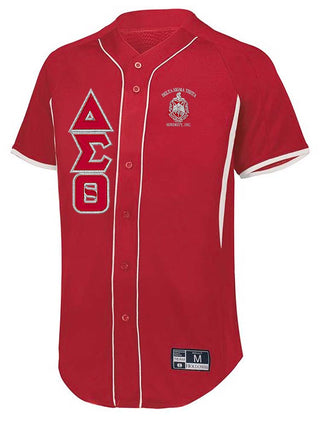Buy red-white DST Game 7 Baseball Jersey
