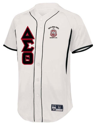 Buy white-black DST Game 7 Baseball Jersey