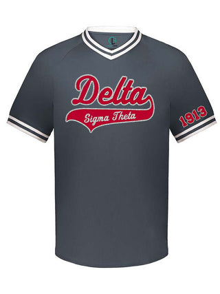 Buy deep-grey Delta Sigma Theta Retro Jersey
