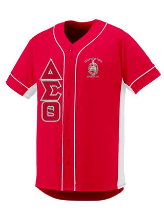 Buy red-white DST Slugger Baseball Jersey