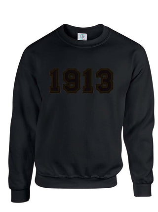 Black Fusion Felt 1913 Sweatshirt/Hoodie