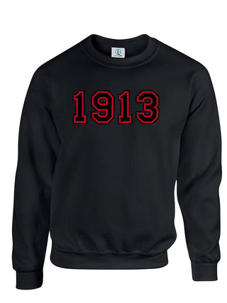 Buy fusion-black-red-trim Black Fusion Felt 1913 Sweatshirt/Hoodie
