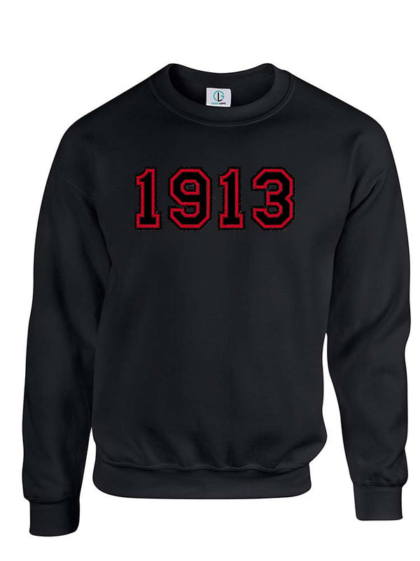 Black Fusion Felt 1913 Sweatshirt/Hoodie