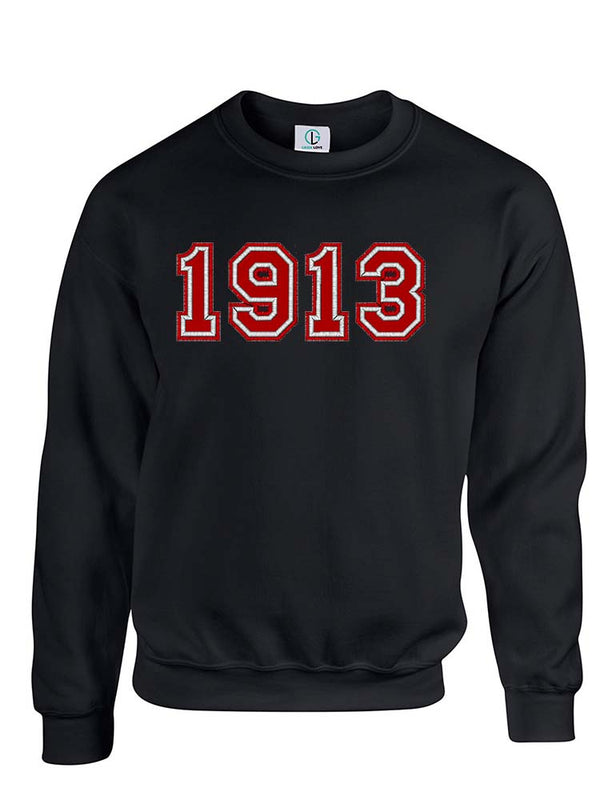 Black Fusion Felt 1913 Sweatshirt/Hoodie