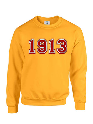 Buy fusion-red-white-trim Gold Fusion Felt 1913 Sweatshirt/Hoodie