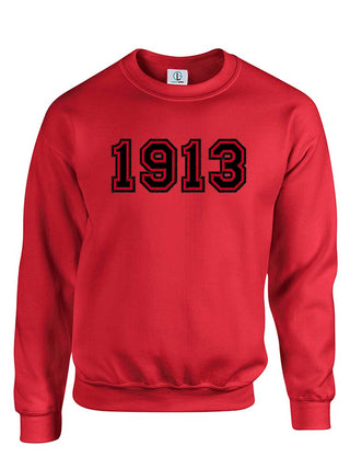 Buy fusion-black-red-trim Red Fusion Felt 1913 Sweatshirt/Hoodie