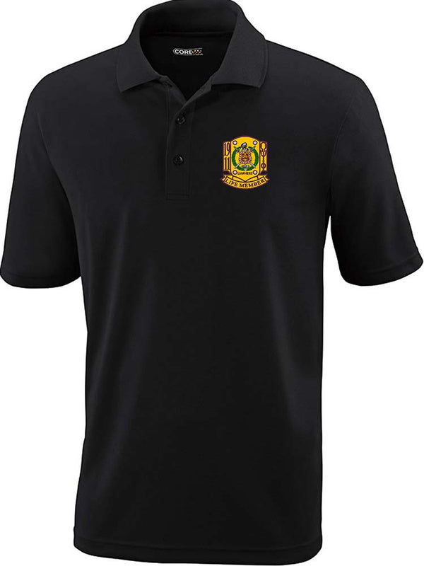 Omega Psi Phi Life Member Polo Shirt