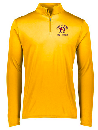 Buy campus-gold Omega Sons of Blood and Thunder Quarter-Zip Pullover