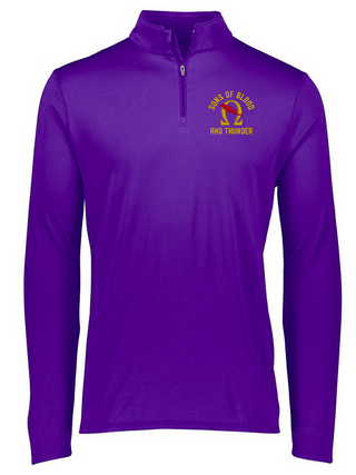 Buy purple Omega Sons of Blood and Thunder Quarter-Zip Pullover