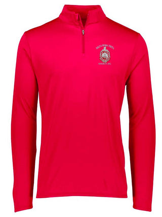 Buy red DST Shield Moisture Wicking Quarter-Zip Pullover