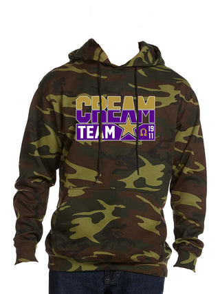 Buy camo Cream Team Embroidered Hoodie