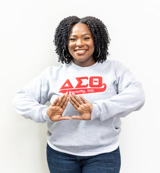 DST Greek Letters Tail Sweatshirt