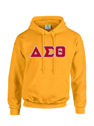 Buy gold DST Classic Greek Letters Hoodie