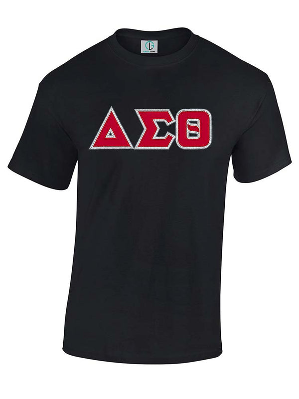 DST Greek Letters Short Sleeve T-Shirt