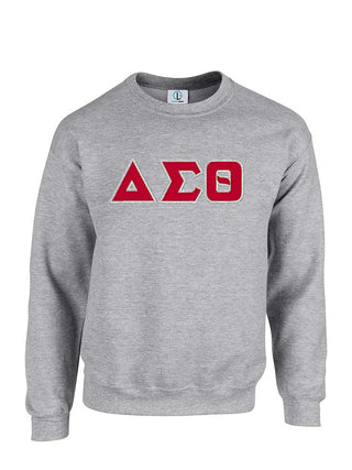 Buy grey DST Classic Greek Letters Sweatshirt