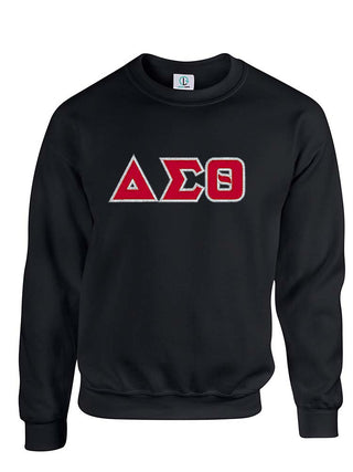 Buy black DST Classic Greek Letters Sweatshirt