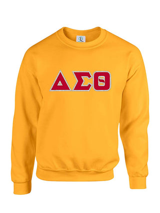 Buy gold DST Classic Greek Letters Sweatshirt