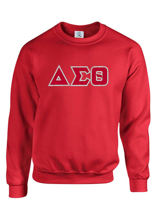 Buy red DST Classic Greek Letters Sweatshirt