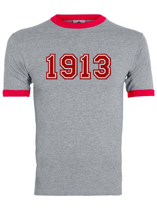 Buy grey-red DST 1913 Ringer Shirt