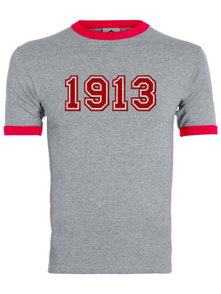 Buy grey-red DST 1913 Ringer Shirt