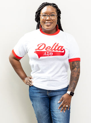 Delta Tail Ringer Shirt