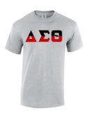 DST Split Greek Letters Short Sleeve T-Shirt