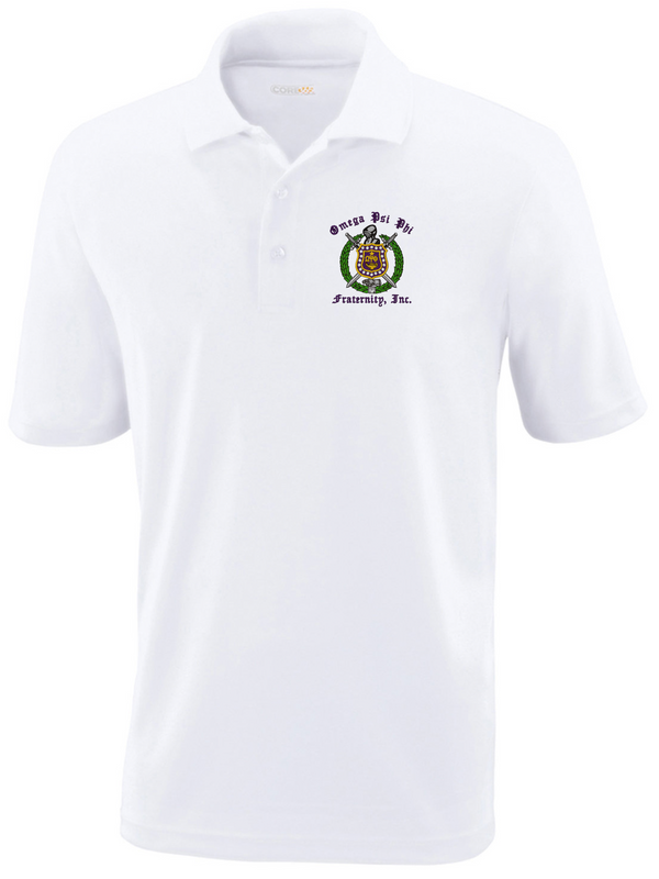 Omega Psi Phi Shield Polo Shirt