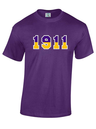Buy purple Omega 1911 Split Short Sleeve T-Shirt