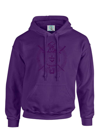 Purple Fusion Large Omega Shield Sweatshirt/Hoodie