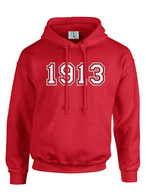 Red Fusion Felt 1913 Sweatshirt/Hoodie