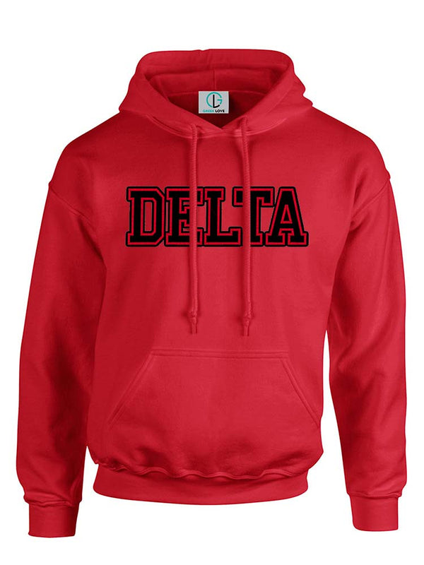 Red Fusion Felt DELTA Sweatshirt/Hoodie