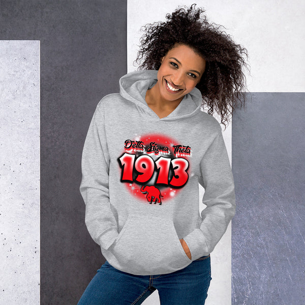 Delta Spray Paint Hoodie