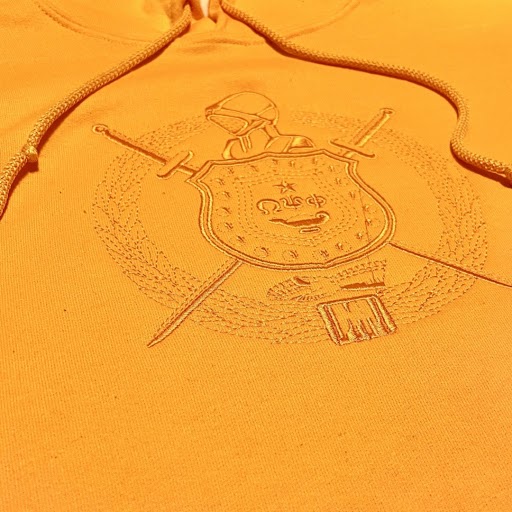 Gold Fusion Large Omega Shield Sweatshirt/Hoodie